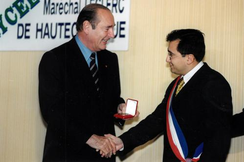 Jacques Chirac medaille ville