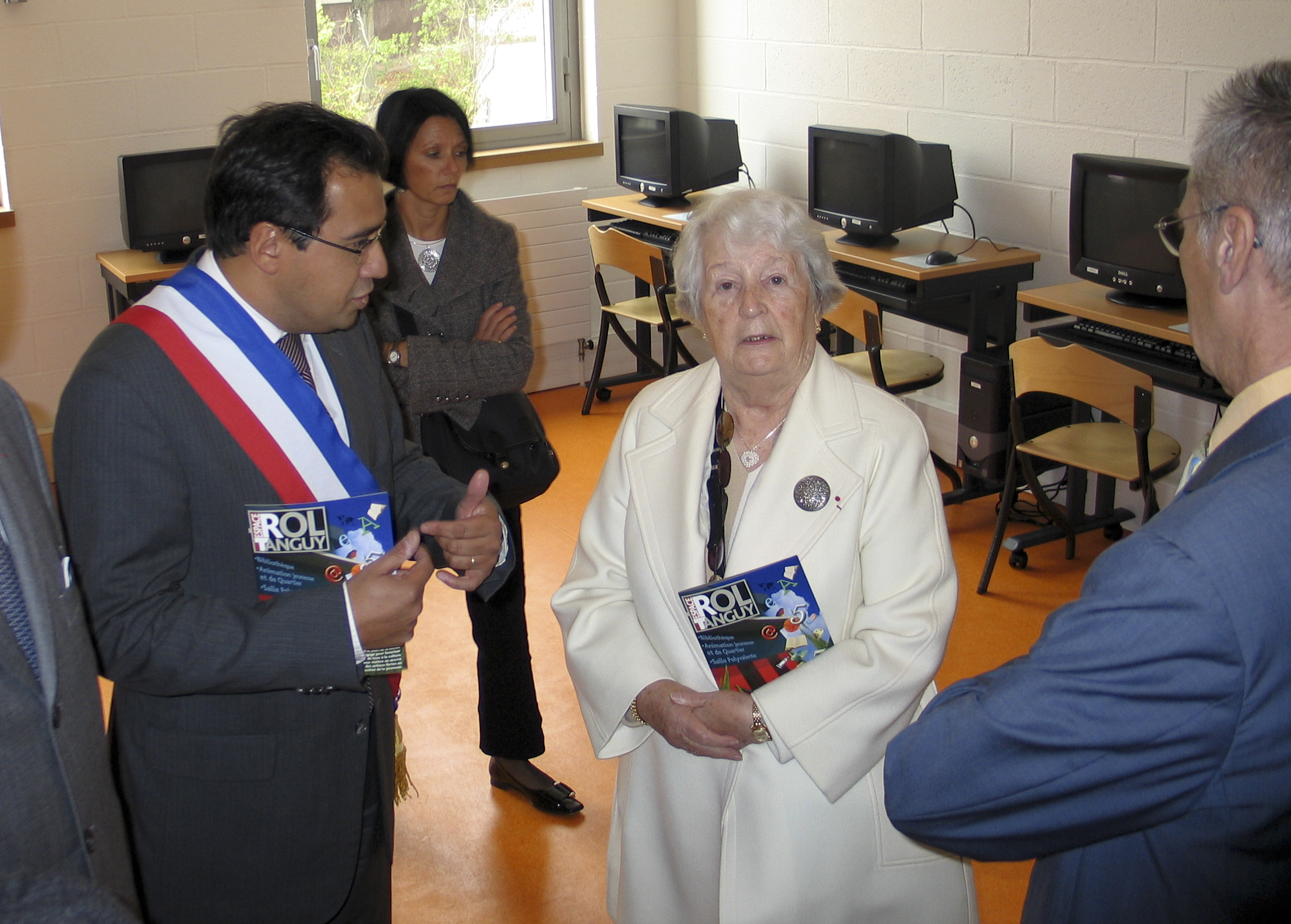 L'inauguration de l'Espace Rol-Tanguy en 2005.