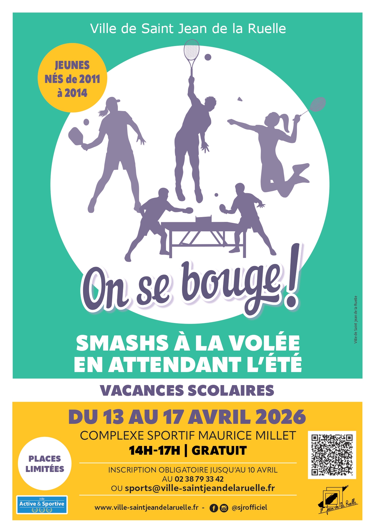 INSCRIPTION VACANCES AVRIL ON SE BOUGE